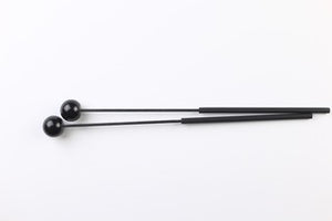 Dragonfly Percussion 1B - 1" Black Bell Mallets