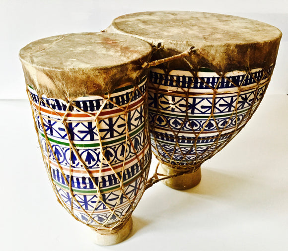 Morrocan Ceramic Drums-Used